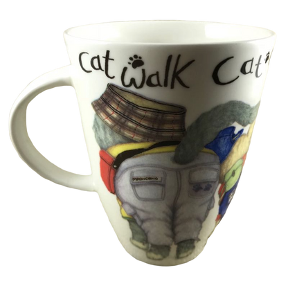 Animal Fashions Cat Walk Mug Roy Kirkham