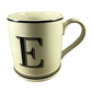 Sur La Table Letter "E" Monogram Initial Mug Sur La Table
